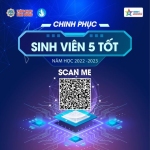 THÔNG BÁO ĐĂNG KÝ XÉT CHỌN DANH HIỆU “SINH VIÊN 5 TỐT” VÀ “TẬP THỂ SINH VIÊN 5 TỐT” CẤP TRƯỜNG NĂM 2023