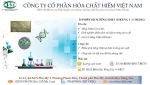 CÔNG TY CỔ PHÀN HÓA CHẤT HIẾM VIỆT NAM TUYỂN DỤNG