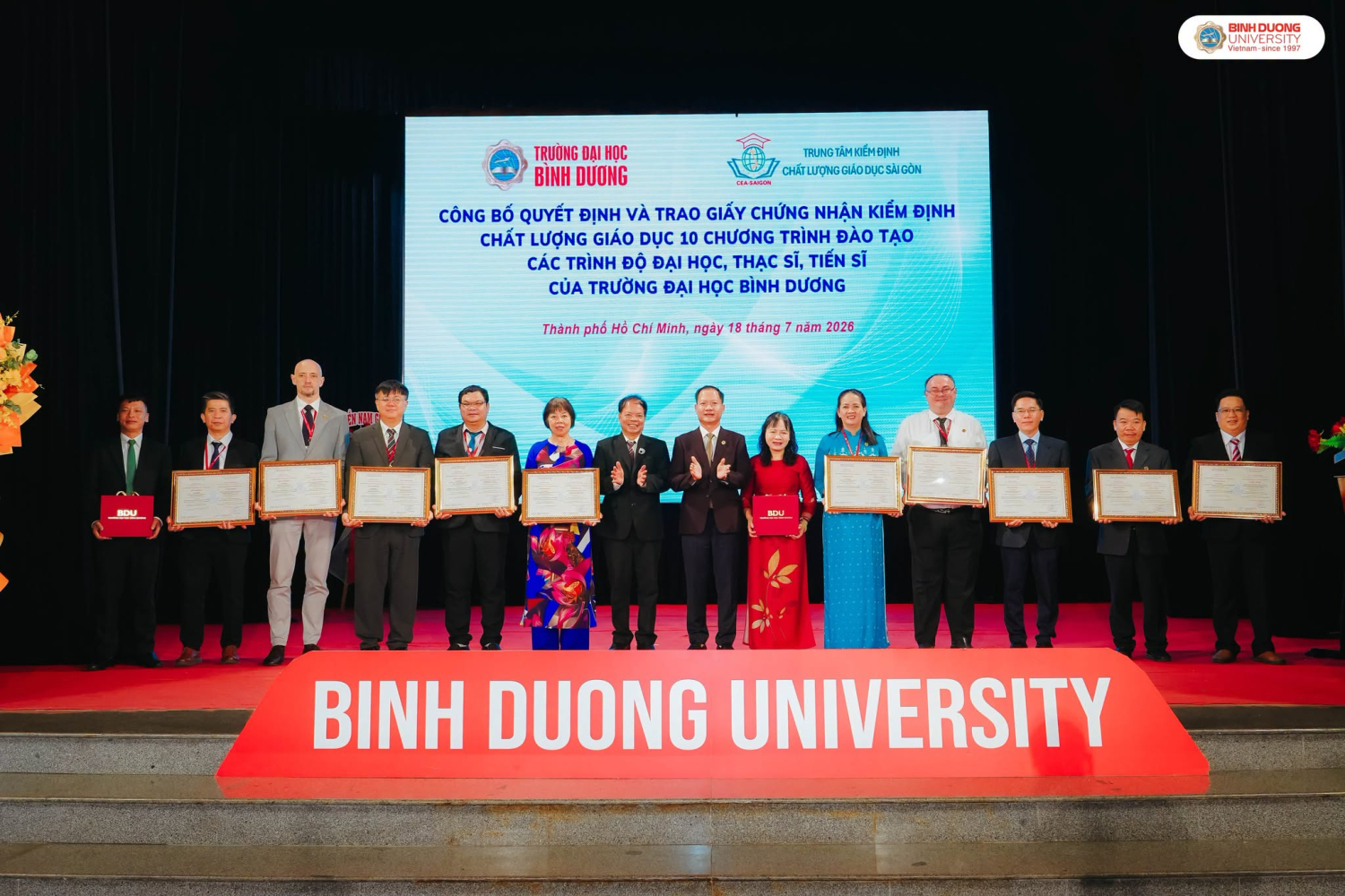 NGÀNH NHẬT BẢN HỌC – TRƯỜNG ĐẠI HỌC BÌNH DƯƠNG ĐẠT CHUẨN KIỂM ĐỊNH CHẤT LƯỢNG GIÁO DỤC
